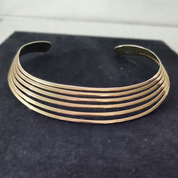 Vintage Brass Neck Cuff - Picture 3 of 5